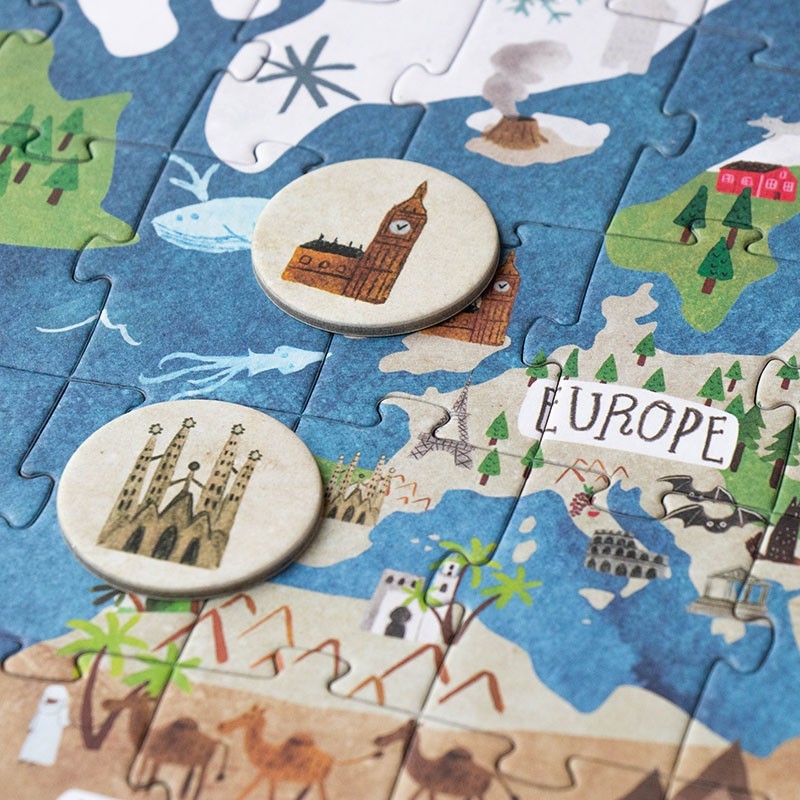 world countries map puzzle